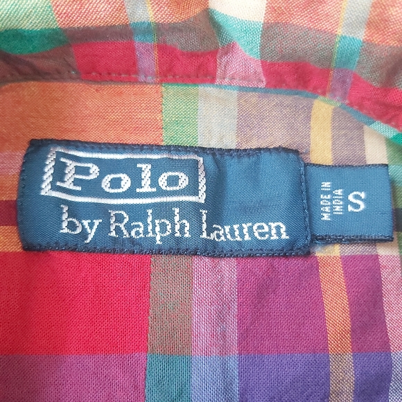 Polo by Ralph Lauren Plaid Button Up Small - Picture 6 of 14